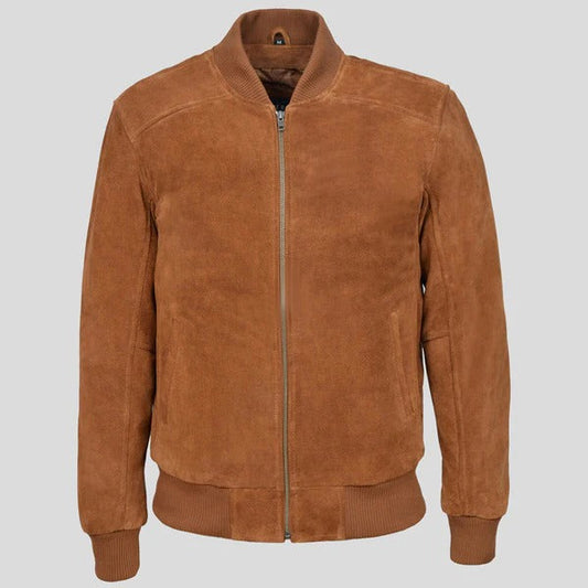 Men’s Suede Moto Jacket
