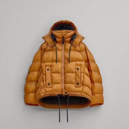 Women’s puffer jacket with hood