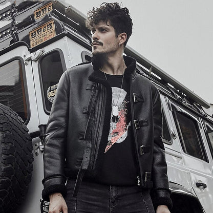 Black B3 Sheepskin Jacket