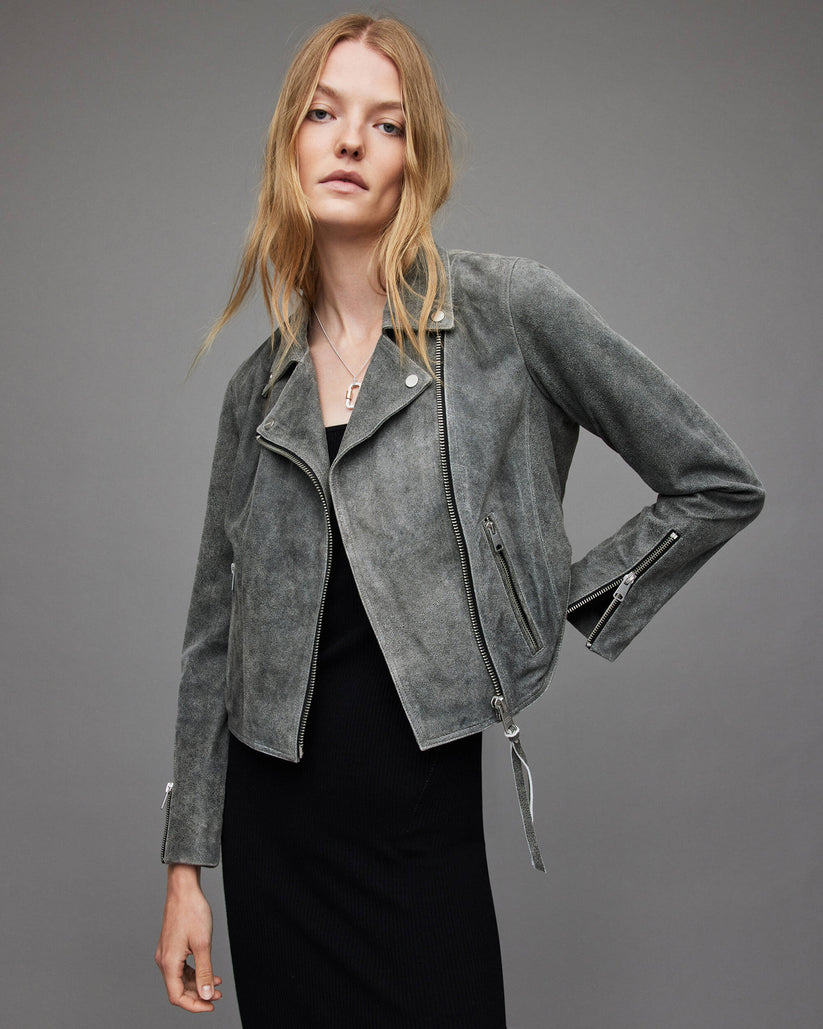 Soft Gray Outerwear for Women