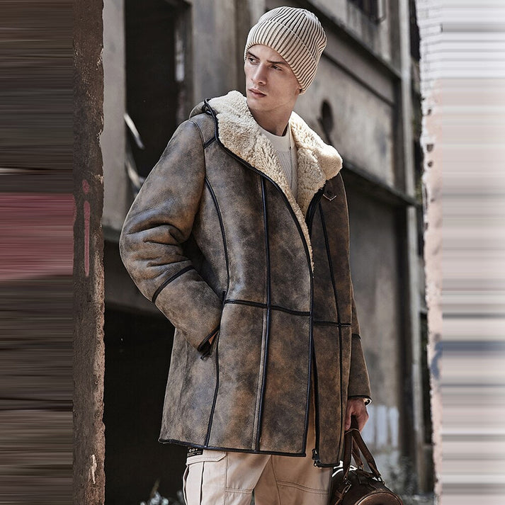 B7 Sheepskin Aviator Jacket