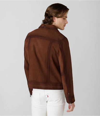 Dark Brown Suede Jacket
