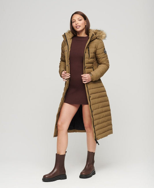 Long Puffer Coat For Women