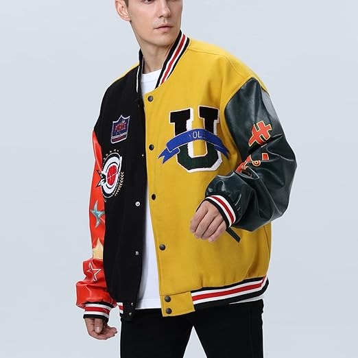 Unisex Baseball Varsity Bomber Jacket