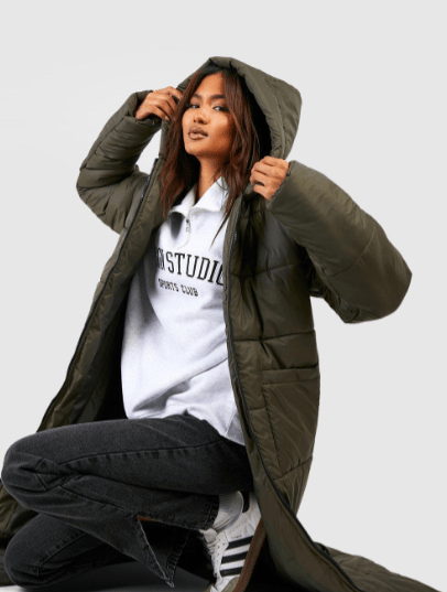 Women’s Quilted Trench Coat