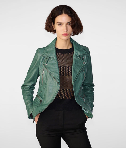 Vintage Leather Jacket Women