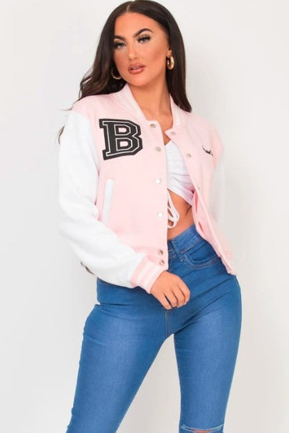 Stylish College Versity Leather Jacket