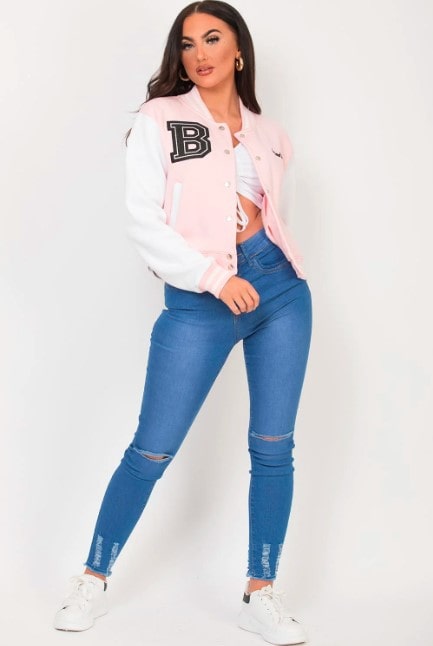 Stylish College Versity Leather Jacket