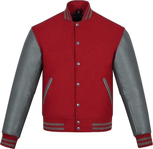 Wool Leather Varsity Jacket