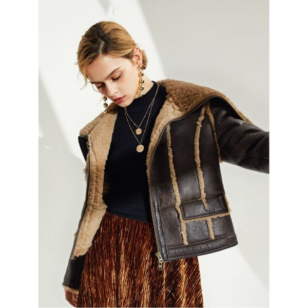 Warm Sheepskin Winter Outerwear
