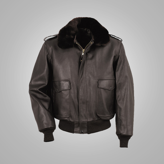 Men’s A-2 Leather Flight Jacket