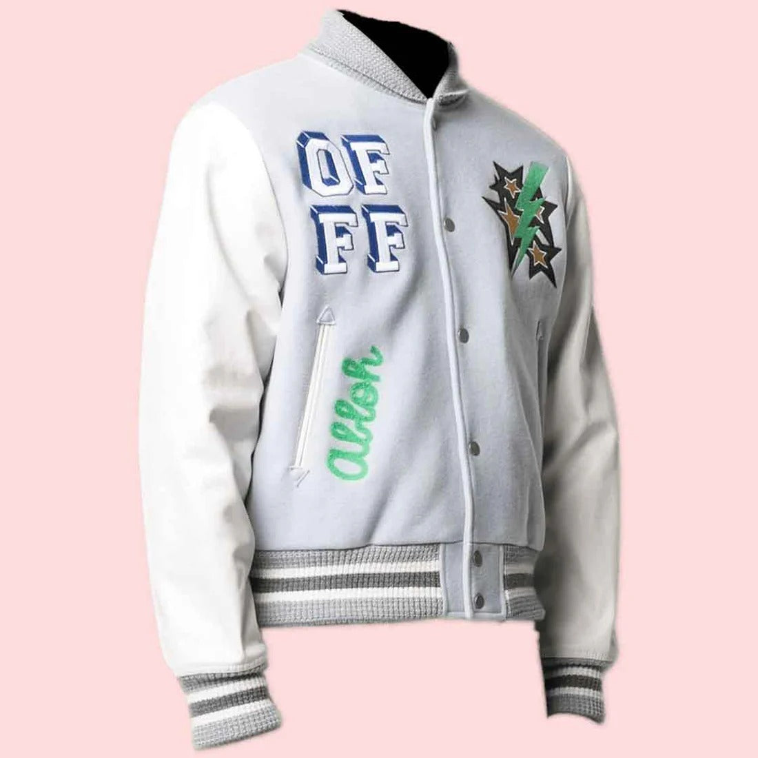 Off White Varsity Jacket