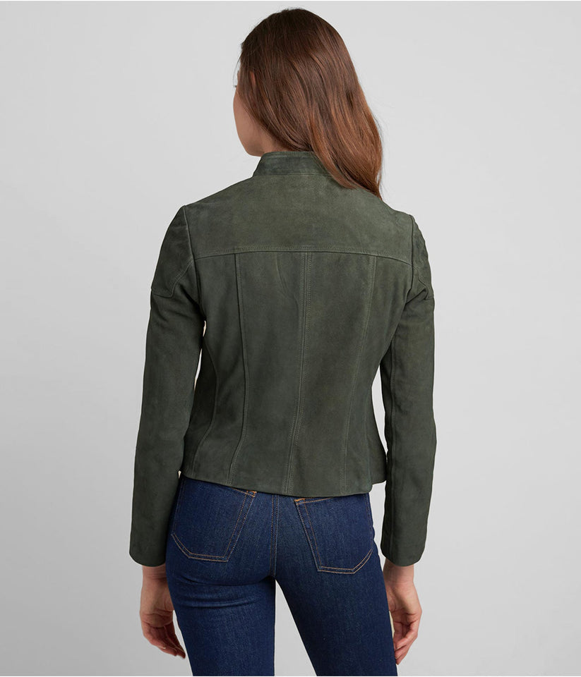 Real Suede Leather Jacket
