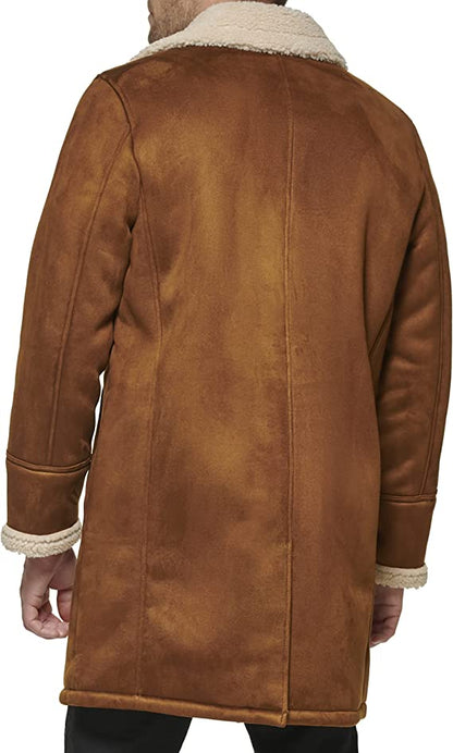 Classic Suede Winter Coat for Men