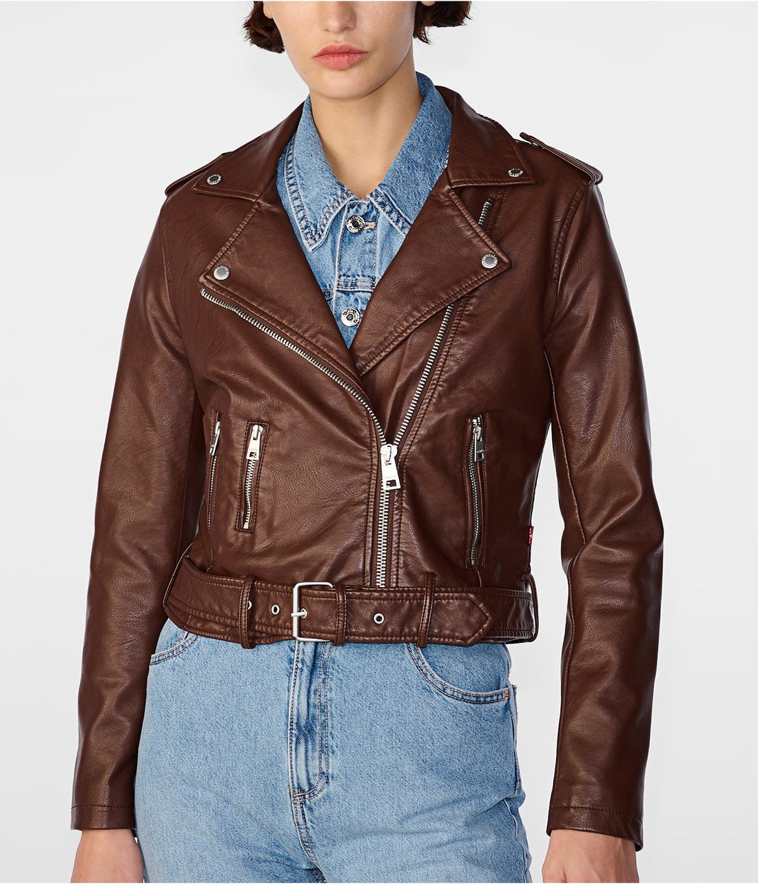 Leather Jacket Women Stylish