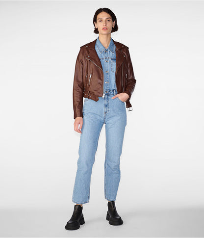 Leather Jacket Women Stylish