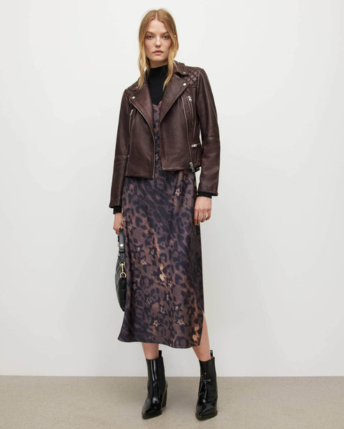 Edgy Red Motorcycle Jacket