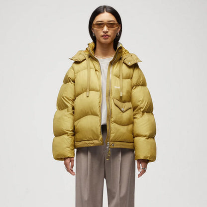 Casual puffer jacket women