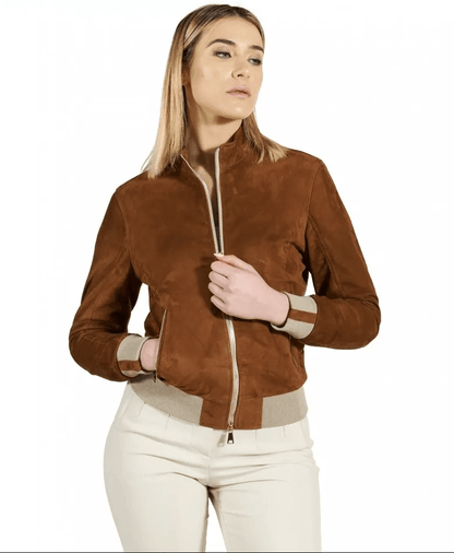 Vintage Style Suede Jacket