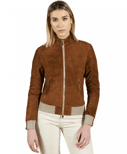 Vintage Style Suede Jacket