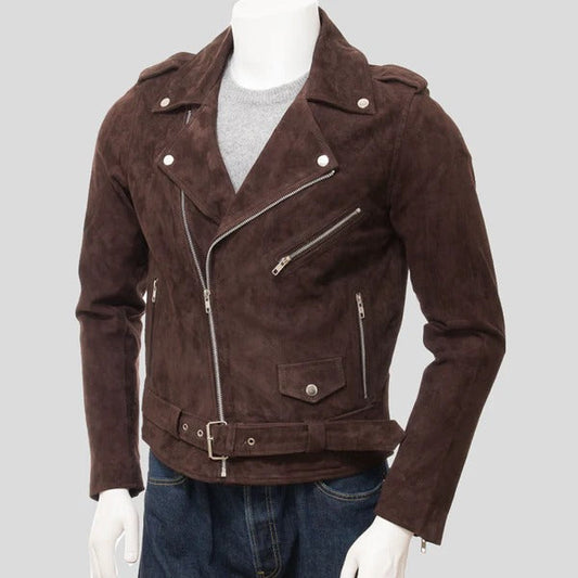Men’s Suede Motorcycle Jacket