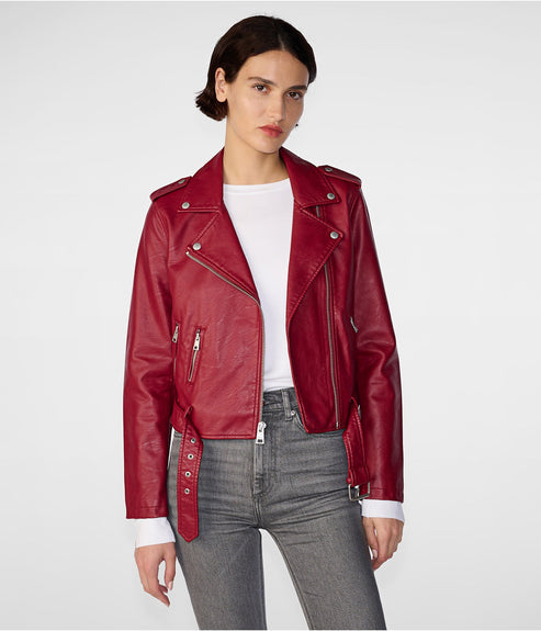 Women’s Leather Motorcycle Jacket