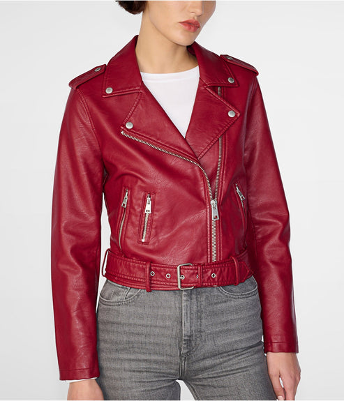 Women’s Leather Motorcycle Jacket