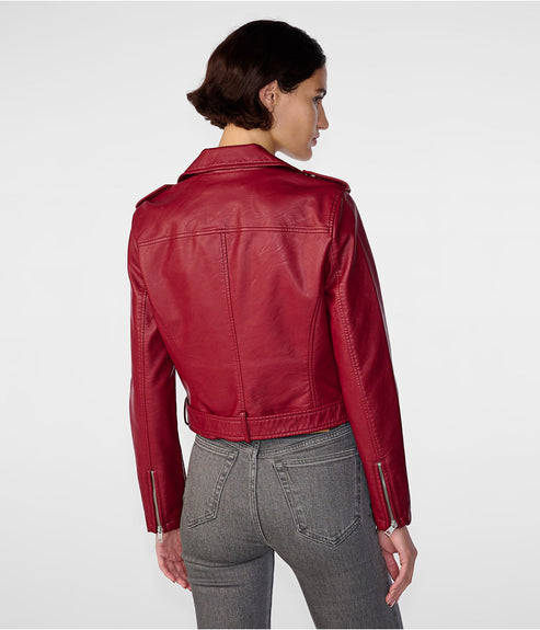 Women’s Leather Motorcycle Jacket