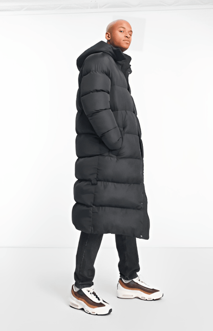 Trench-Style Winter Jacket for Men