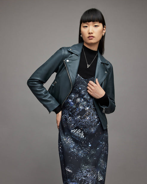 Green Motorcycle Jacket