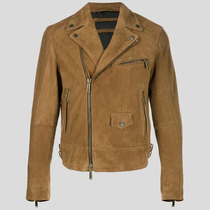 Brown Suede Jacket for Men