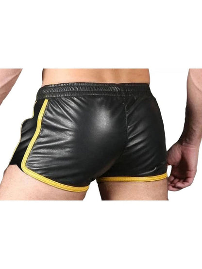 Yellow Stripe Gym Shorts
