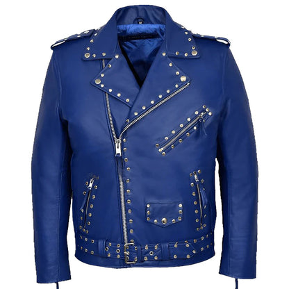 Punk Studded Leather Jacket