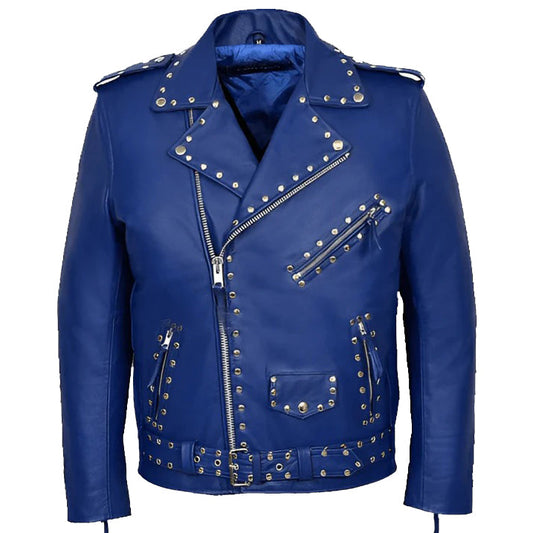 Punk Studded Leather Jacket