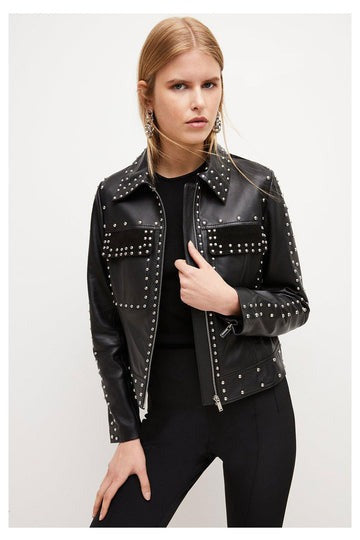 Women’s Edgy Leather Jacket