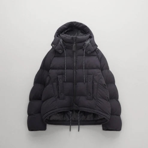 Warm black jacket for women