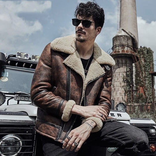 Men’s B3 RAF Shearling Jacket