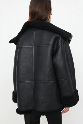 Oversized Bomber Jacket for Women