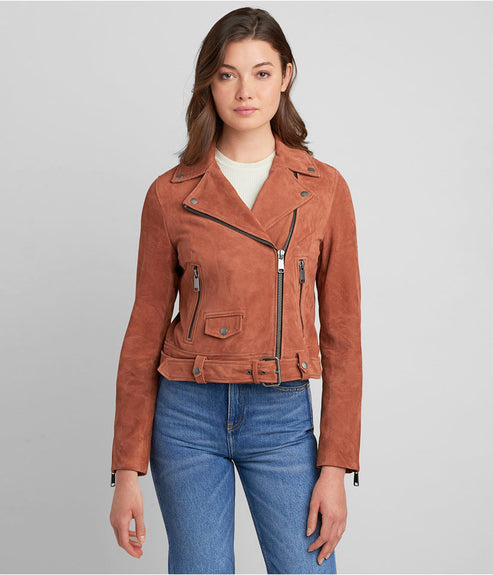 Leather Motorcycle Jacket Women