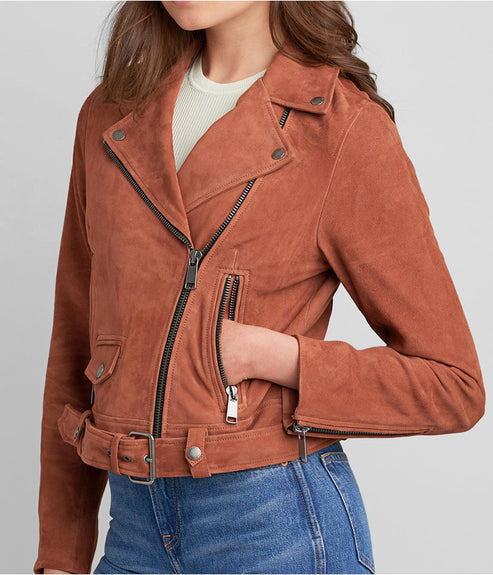 Leather Motorcycle Jacket Women