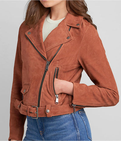 Leather Motorcycle Jacket Women