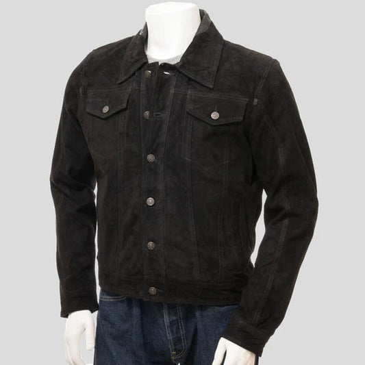 Suede Leather Jacket for Men