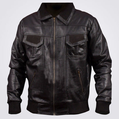 American Bomber Leather Jacket