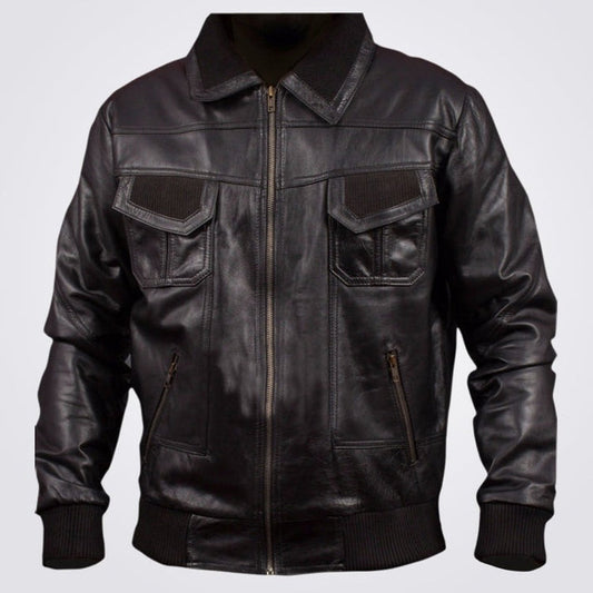 American Bomber Leather Jacket