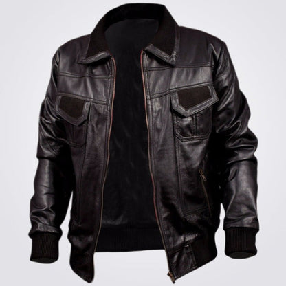 American Bomber Leather Jacket