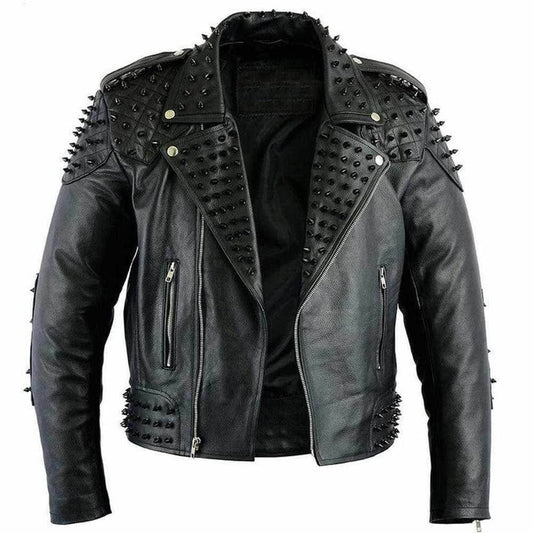 Edgy Leather Jacket for Men