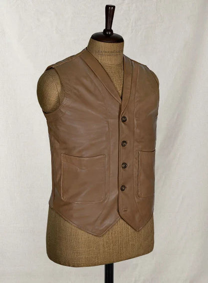 Men’s Leather Vest