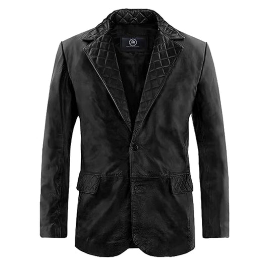 Men's Lambskin Leather Blazer