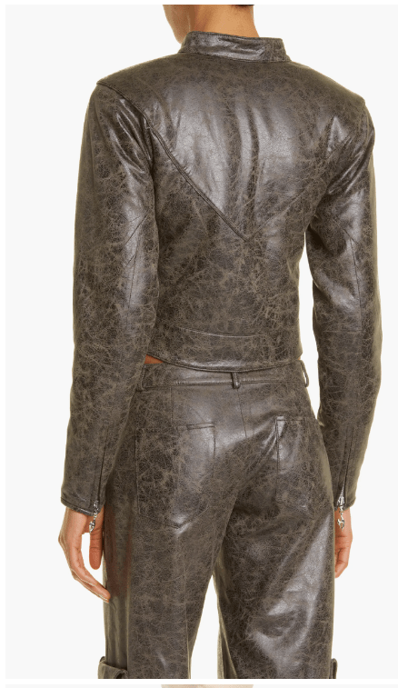 Edgy Women’s Leather Jacket