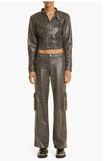 Edgy Women’s Leather Jacket